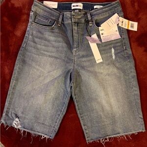 🎄William Rast NWT Women's Blue Denim “Biker” Shorts 29/8